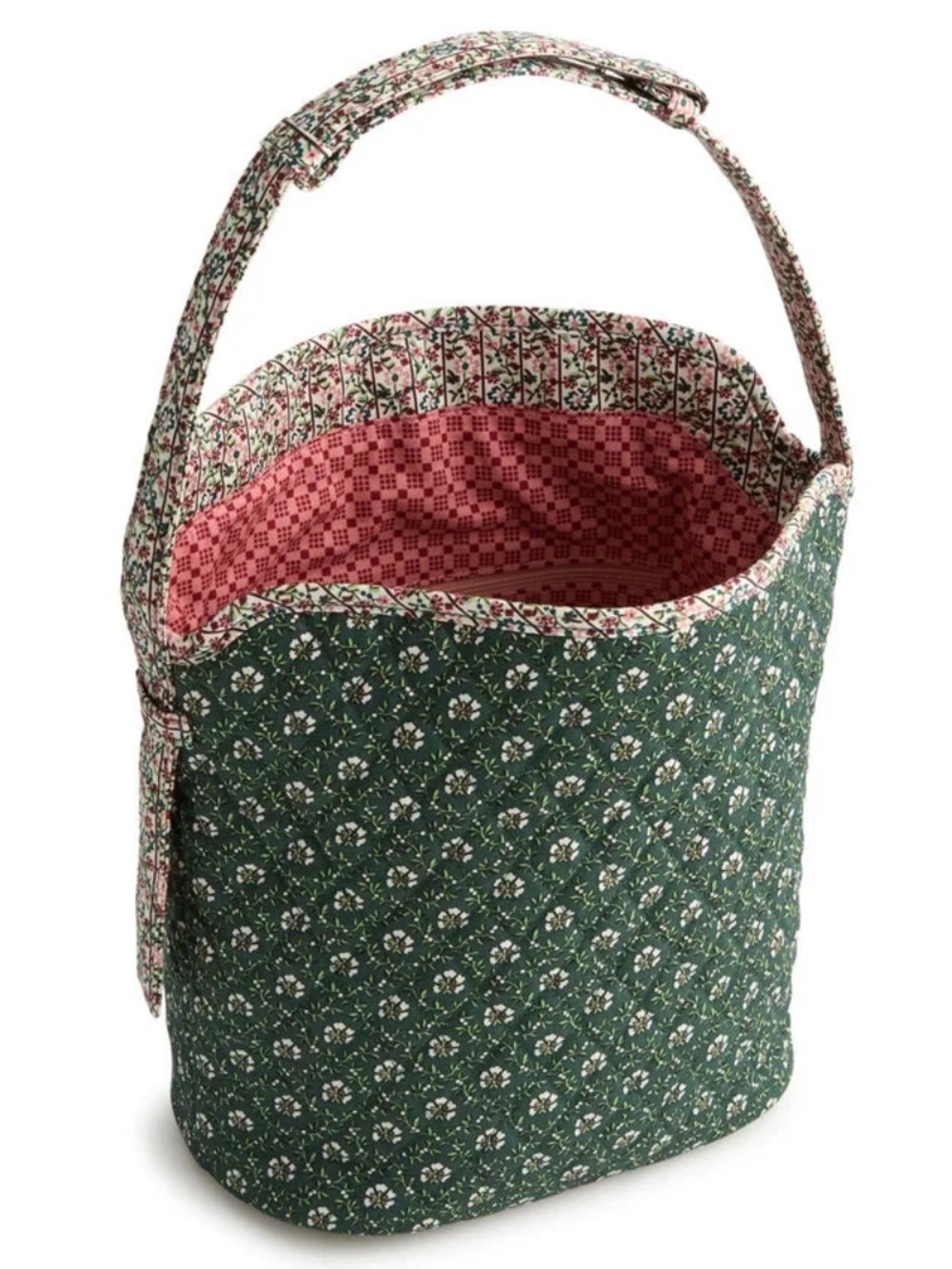 NWT Vera Bradley Astoria Shoulder Bag Mistletoe Lattice Crossbody Purse Tote NEW - Picture 4 of 11